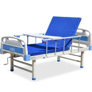 ٹیبل سایڈست کے ساتھ ہسپتال ریکینر متحرک بیڈ چیئر